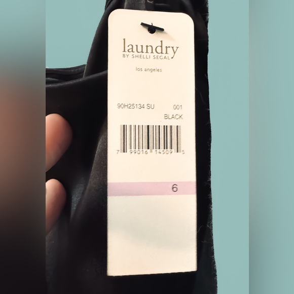 NWT Laundry By Shelli Segal Black Sleeveless or w/Straps! SEXY IN UR CITY BABY! - Picture 5 of 8